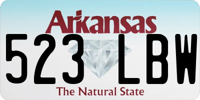 AR license plate 523LBW