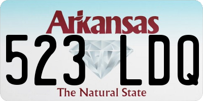 AR license plate 523LDQ