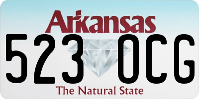 AR license plate 523OCG