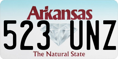 AR license plate 523UNZ