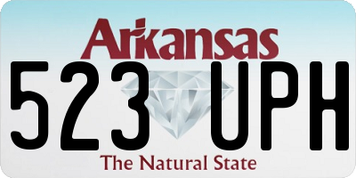 AR license plate 523UPH