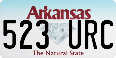 AR license plate 523URC