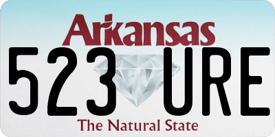 AR license plate 523URE