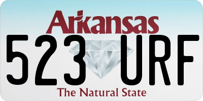 AR license plate 523URF