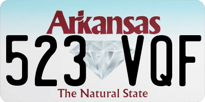 AR license plate 523VQF