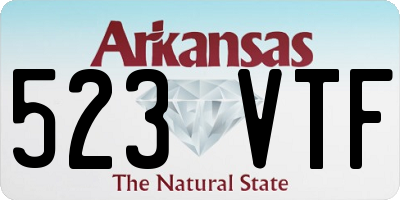 AR license plate 523VTF