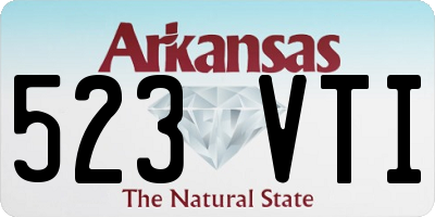 AR license plate 523VTI