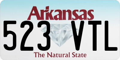 AR license plate 523VTL