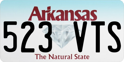 AR license plate 523VTS