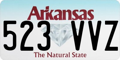 AR license plate 523VVZ