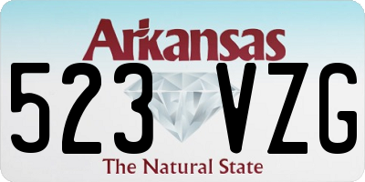 AR license plate 523VZG