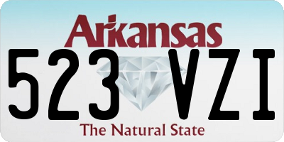 AR license plate 523VZI
