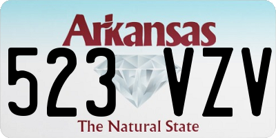 AR license plate 523VZV
