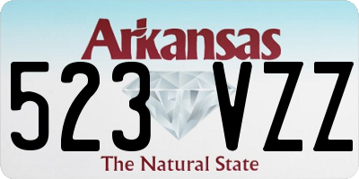 AR license plate 523VZZ