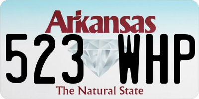 AR license plate 523WHP