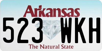 AR license plate 523WKH