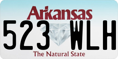 AR license plate 523WLH