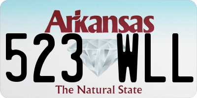 AR license plate 523WLL