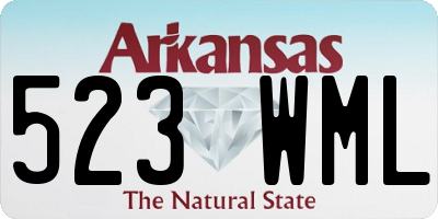 AR license plate 523WML