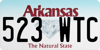 AR license plate 523WTC