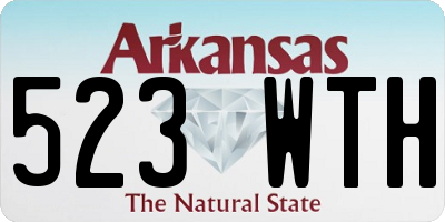 AR license plate 523WTH