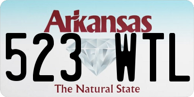 AR license plate 523WTL