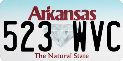 AR license plate 523WVC