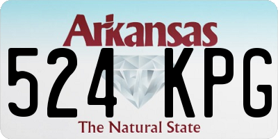 AR license plate 524KPG