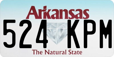 AR license plate 524KPM