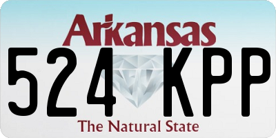 AR license plate 524KPP