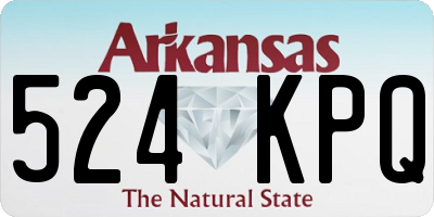 AR license plate 524KPQ