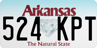 AR license plate 524KPT