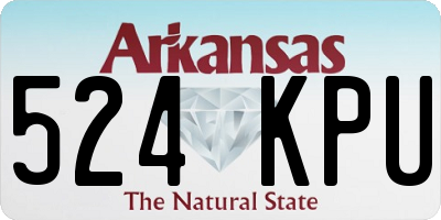 AR license plate 524KPU