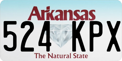 AR license plate 524KPX