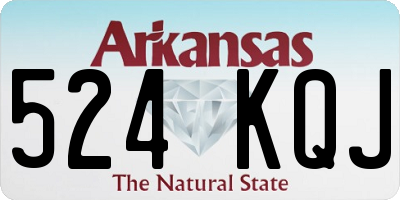 AR license plate 524KQJ