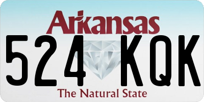 AR license plate 524KQK