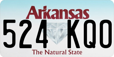 AR license plate 524KQO
