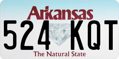AR license plate 524KQT