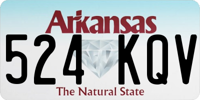 AR license plate 524KQV