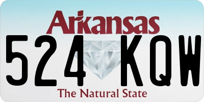 AR license plate 524KQW