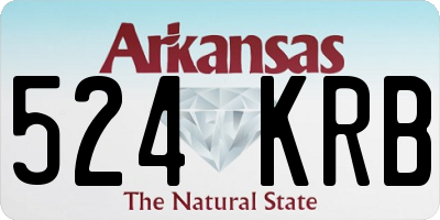 AR license plate 524KRB