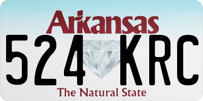 AR license plate 524KRC