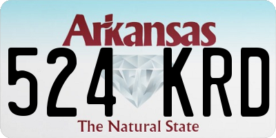 AR license plate 524KRD