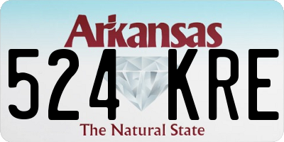 AR license plate 524KRE