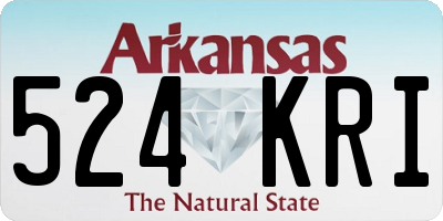 AR license plate 524KRI