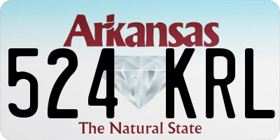 AR license plate 524KRL