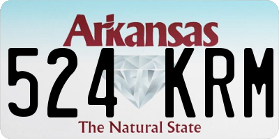 AR license plate 524KRM