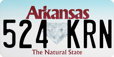 AR license plate 524KRN