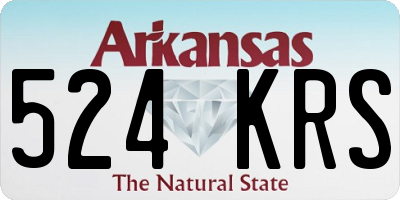 AR license plate 524KRS