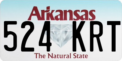 AR license plate 524KRT